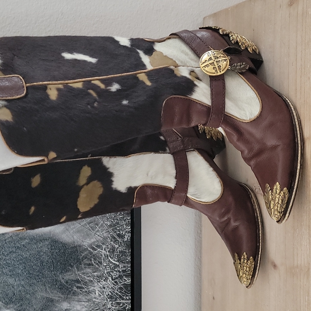 Giuseppe Zanotti Leather Boots Western 39.5